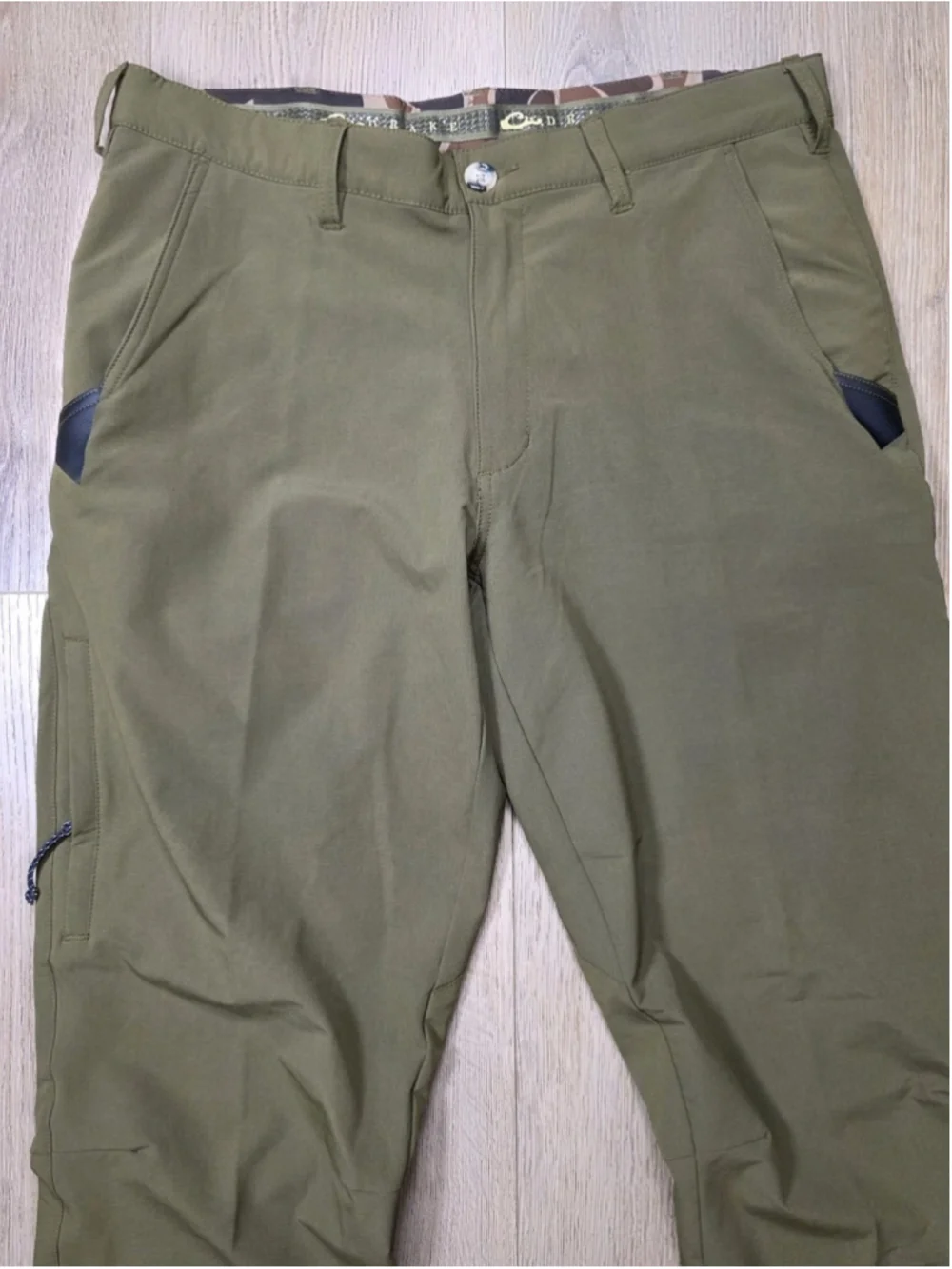 Drake Clothing Co Mens 36 Hunting Pants Olive Green Performance Outdoor Field